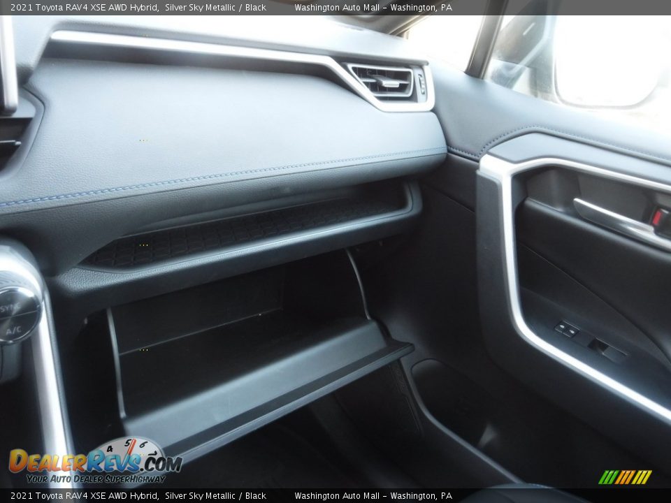2021 Toyota RAV4 XSE AWD Hybrid Silver Sky Metallic / Black Photo #31