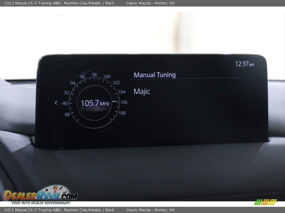 2021 Mazda CX-5 Touring AWD Machine Gray Metallic / Black Photo #11