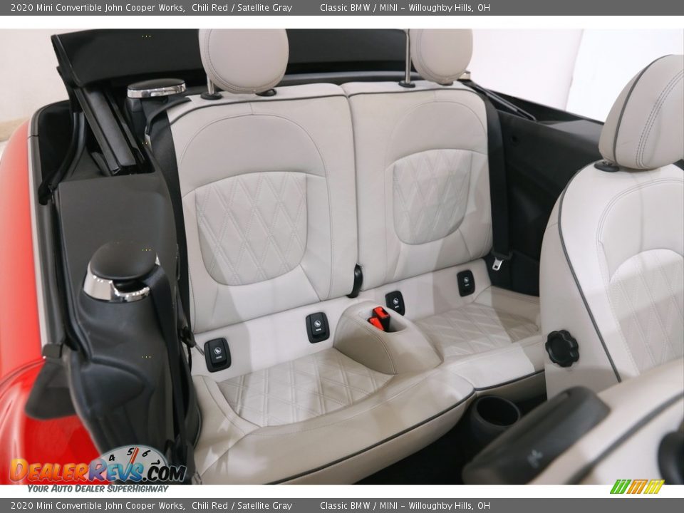 Rear Seat of 2020 Mini Convertible John Cooper Works Photo #19