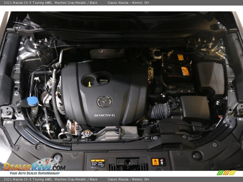 2021 Mazda CX-5 Touring AWD Machine Gray Metallic / Black Photo #19