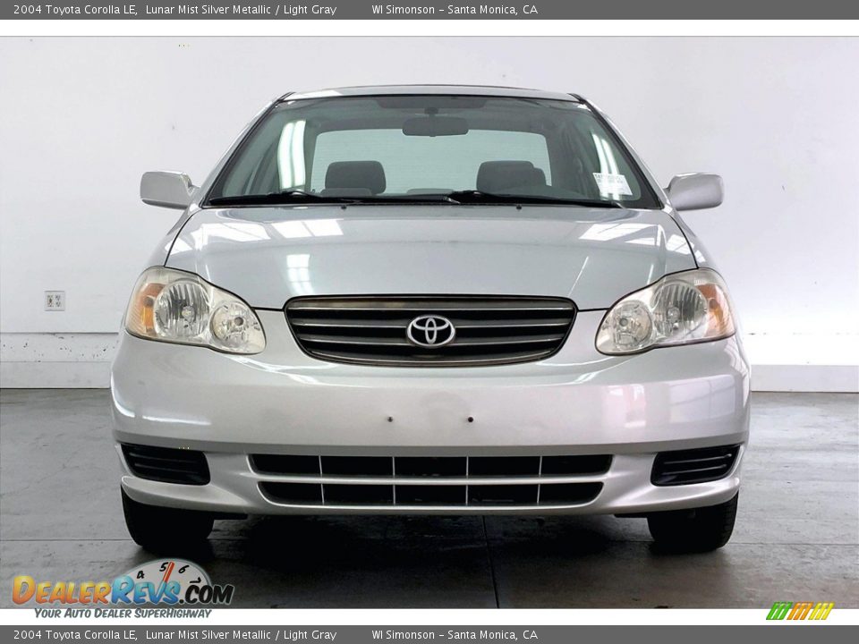 2004 Toyota Corolla LE Lunar Mist Silver Metallic / Light Gray Photo #2