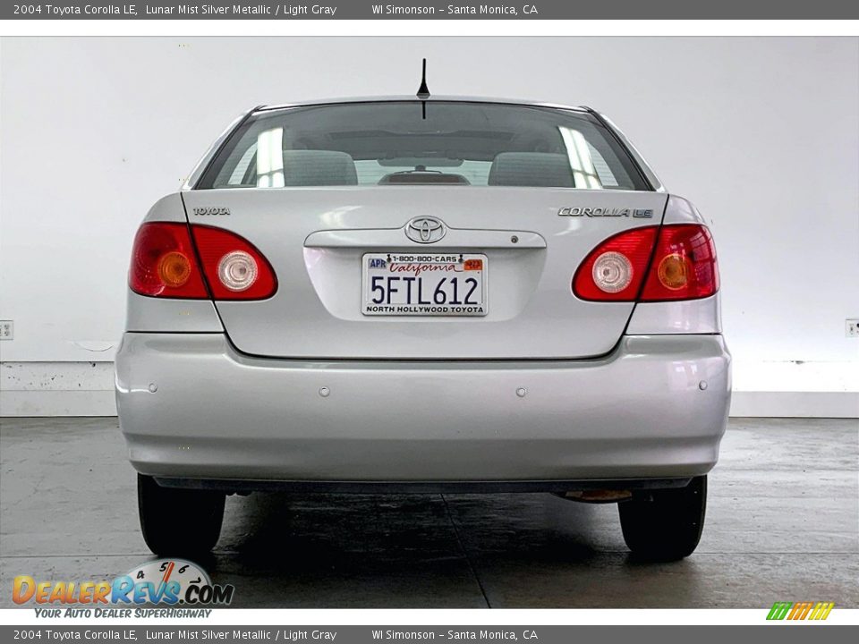 2004 Toyota Corolla LE Lunar Mist Silver Metallic / Light Gray Photo #3