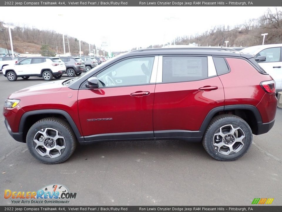 Velvet Red Pearl 2022 Jeep Compass Trailhawk 4x4 Photo #2