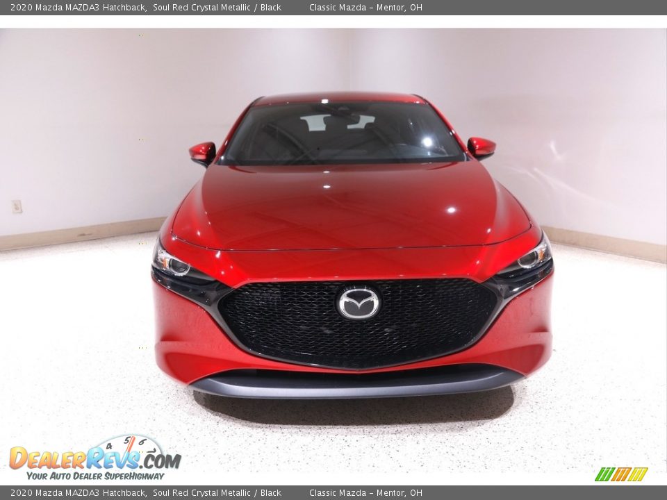 2020 Mazda MAZDA3 Hatchback Soul Red Crystal Metallic / Black Photo #2