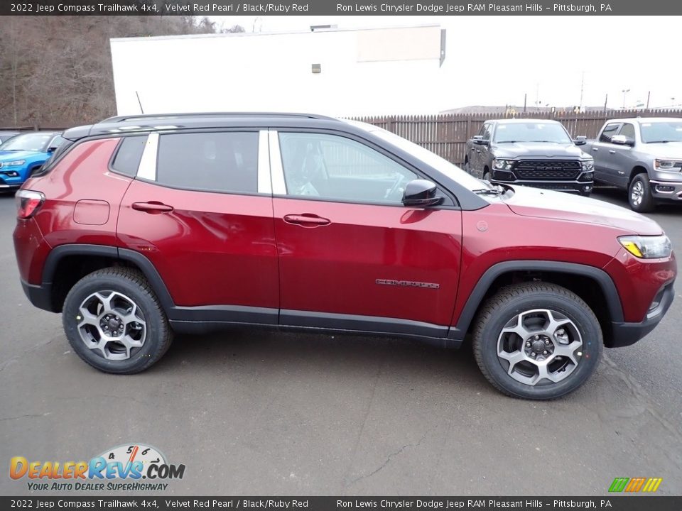 Velvet Red Pearl 2022 Jeep Compass Trailhawk 4x4 Photo #7