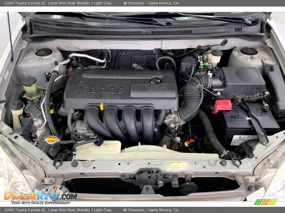 2004 Toyota Corolla LE 1.8 Liter DOHC 16-Valve VVT-i 4 Cylinder Engine Photo #9