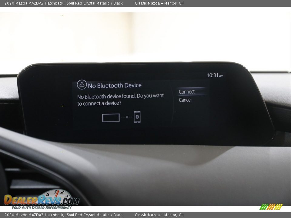 2020 Mazda MAZDA3 Hatchback Soul Red Crystal Metallic / Black Photo #10