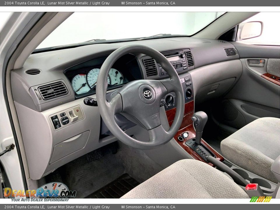 Light Gray Interior - 2004 Toyota Corolla LE Photo #14