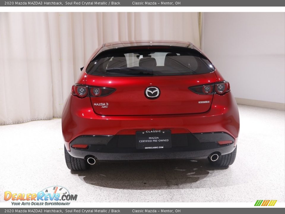 2020 Mazda MAZDA3 Hatchback Soul Red Crystal Metallic / Black Photo #17
