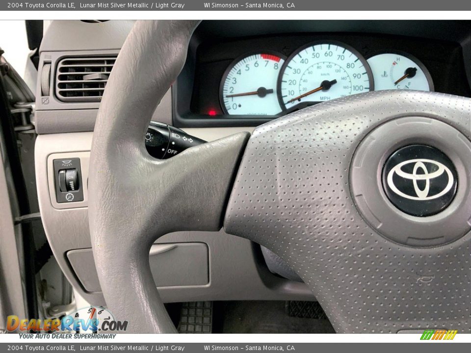 2004 Toyota Corolla LE Steering Wheel Photo #21