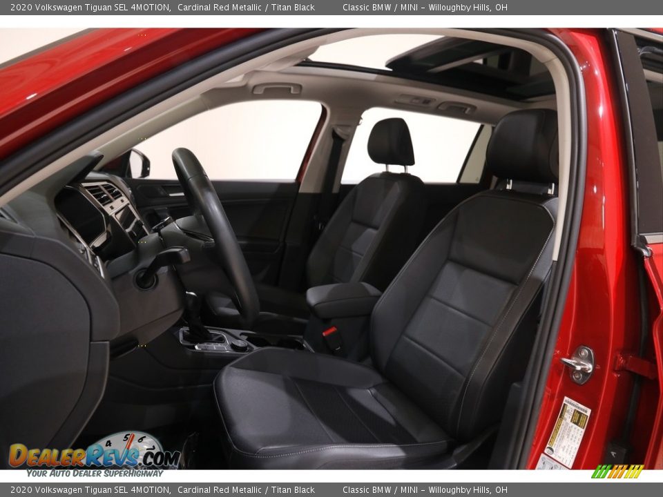 2020 Volkswagen Tiguan SEL 4MOTION Cardinal Red Metallic / Titan Black Photo #5