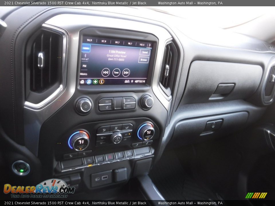 2021 Chevrolet Silverado 1500 RST Crew Cab 4x4 Northsky Blue Metallic / Jet Black Photo #3