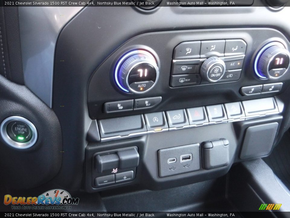 2021 Chevrolet Silverado 1500 RST Crew Cab 4x4 Northsky Blue Metallic / Jet Black Photo #4