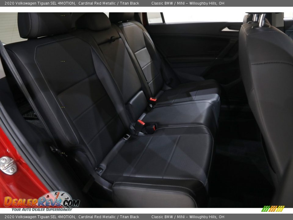 2020 Volkswagen Tiguan SEL 4MOTION Cardinal Red Metallic / Titan Black Photo #16