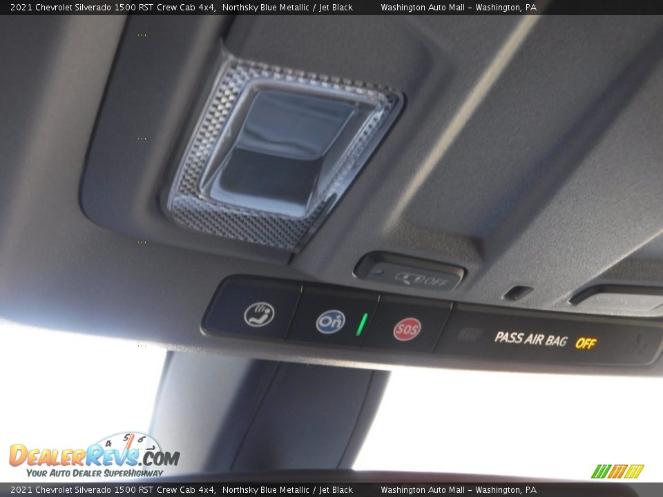 2021 Chevrolet Silverado 1500 RST Crew Cab 4x4 Northsky Blue Metallic / Jet Black Photo #8
