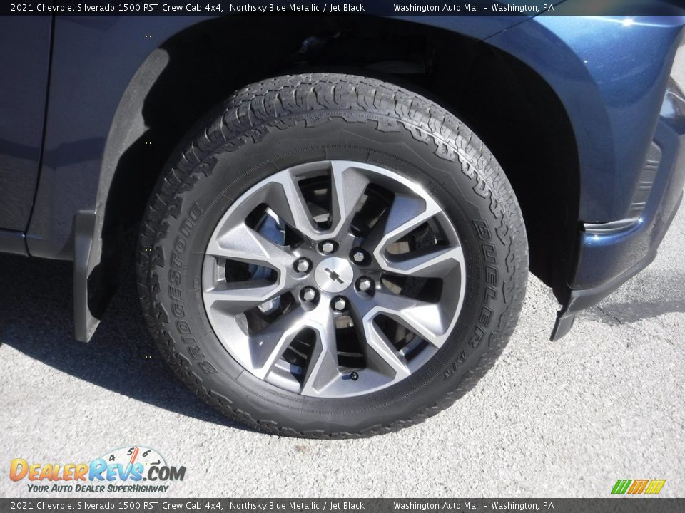 2021 Chevrolet Silverado 1500 RST Crew Cab 4x4 Northsky Blue Metallic / Jet Black Photo #9
