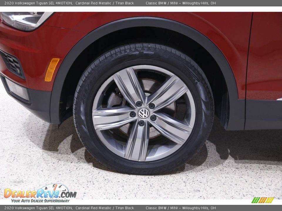 2020 Volkswagen Tiguan SEL 4MOTION Cardinal Red Metallic / Titan Black Photo #20