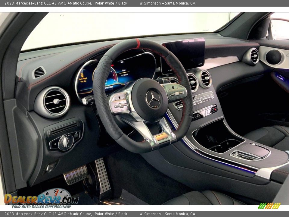 Black Interior - 2023 Mercedes-Benz GLC 43 AMG 4Matic Coupe Photo #4