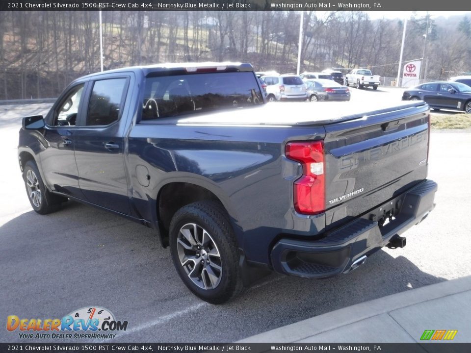 2021 Chevrolet Silverado 1500 RST Crew Cab 4x4 Northsky Blue Metallic / Jet Black Photo #15