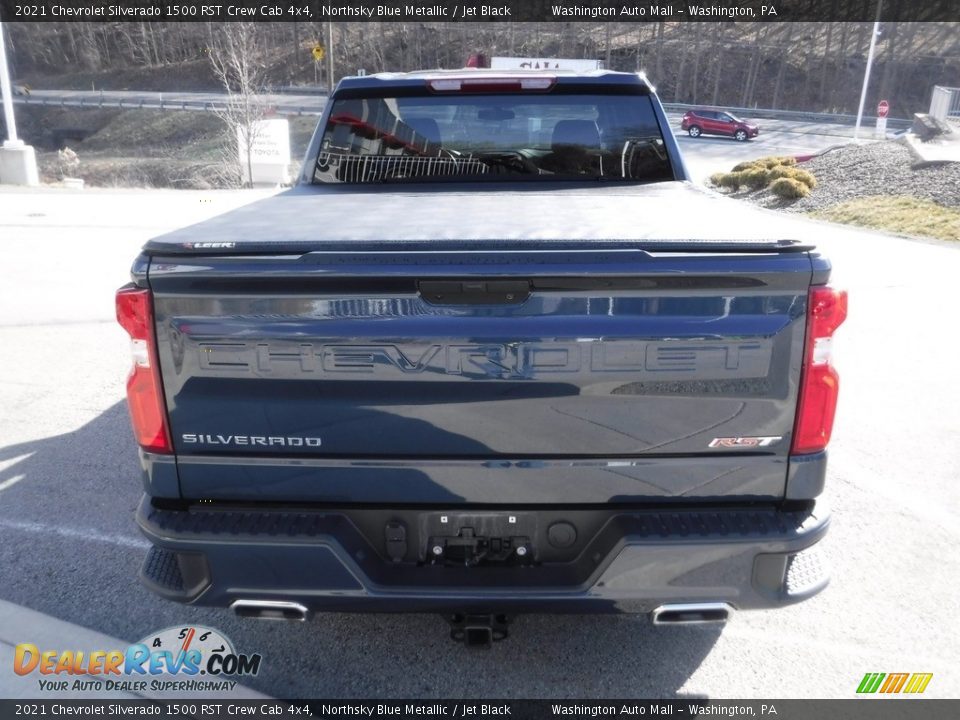 2021 Chevrolet Silverado 1500 RST Crew Cab 4x4 Northsky Blue Metallic / Jet Black Photo #16