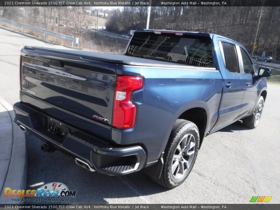 2021 Chevrolet Silverado 1500 RST Crew Cab 4x4 Northsky Blue Metallic / Jet Black Photo #17