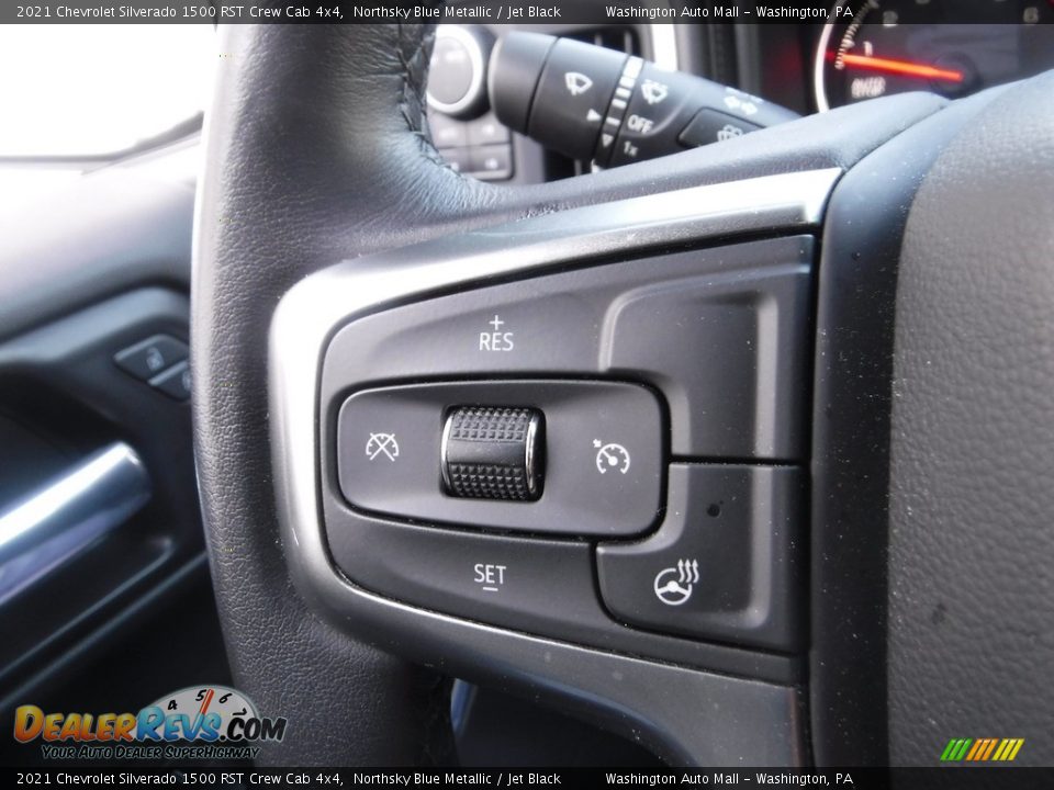 2021 Chevrolet Silverado 1500 RST Crew Cab 4x4 Northsky Blue Metallic / Jet Black Photo #27