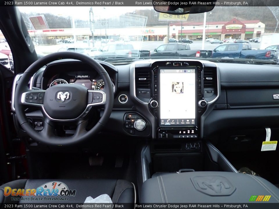 Dashboard of 2023 Ram 1500 Laramie Crew Cab 4x4 Photo #13