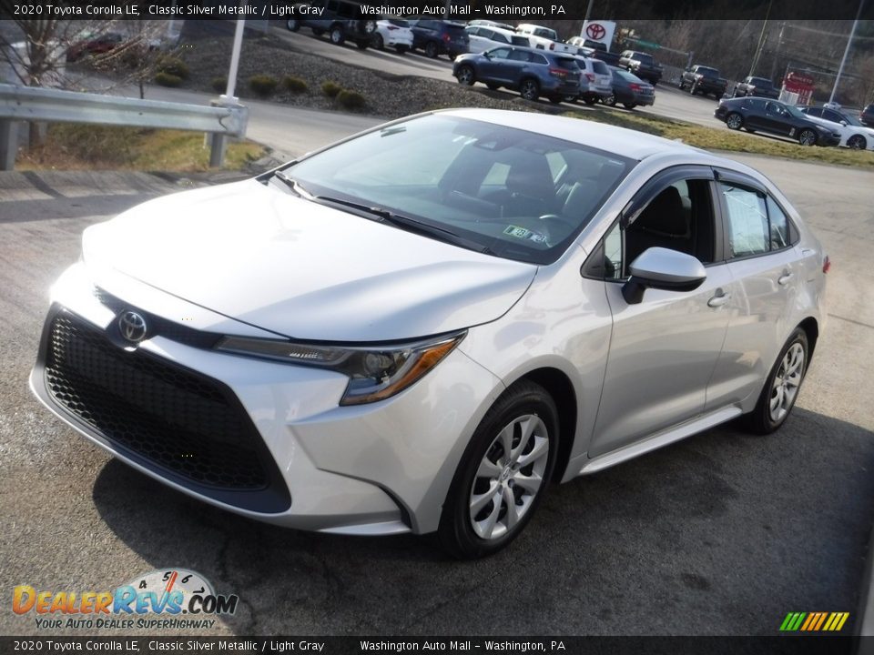 2020 Toyota Corolla LE Classic Silver Metallic / Light Gray Photo #11