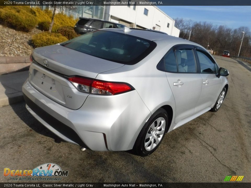 2020 Toyota Corolla LE Classic Silver Metallic / Light Gray Photo #15