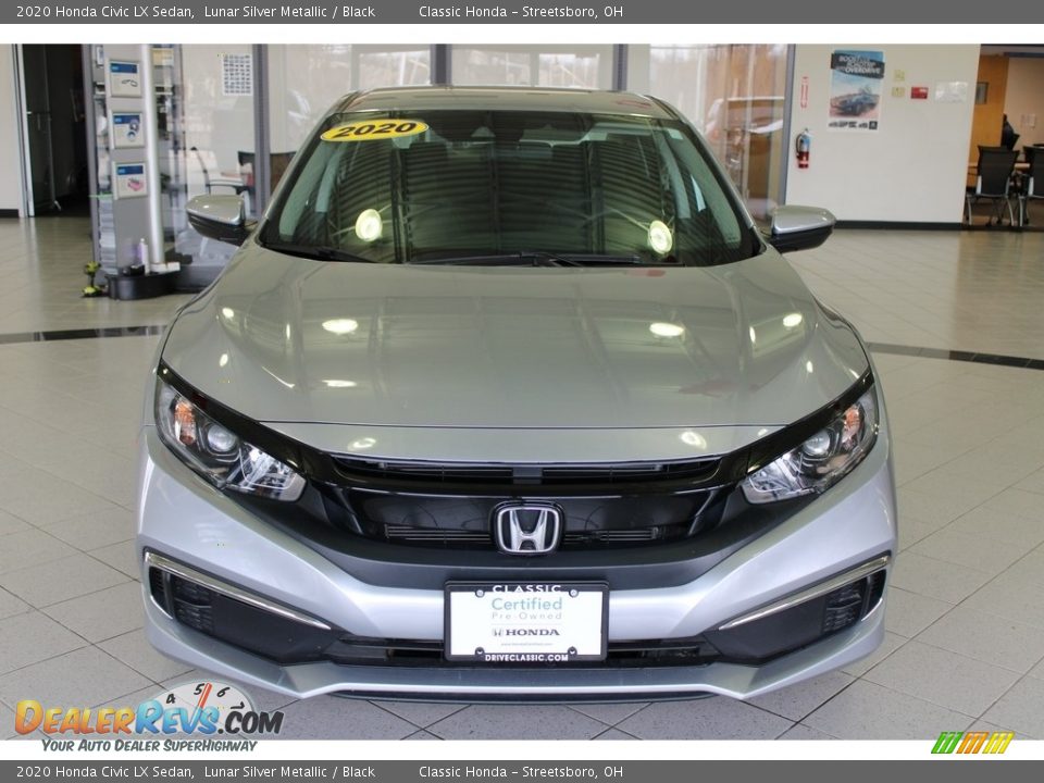 2020 Honda Civic LX Sedan Lunar Silver Metallic / Black Photo #2