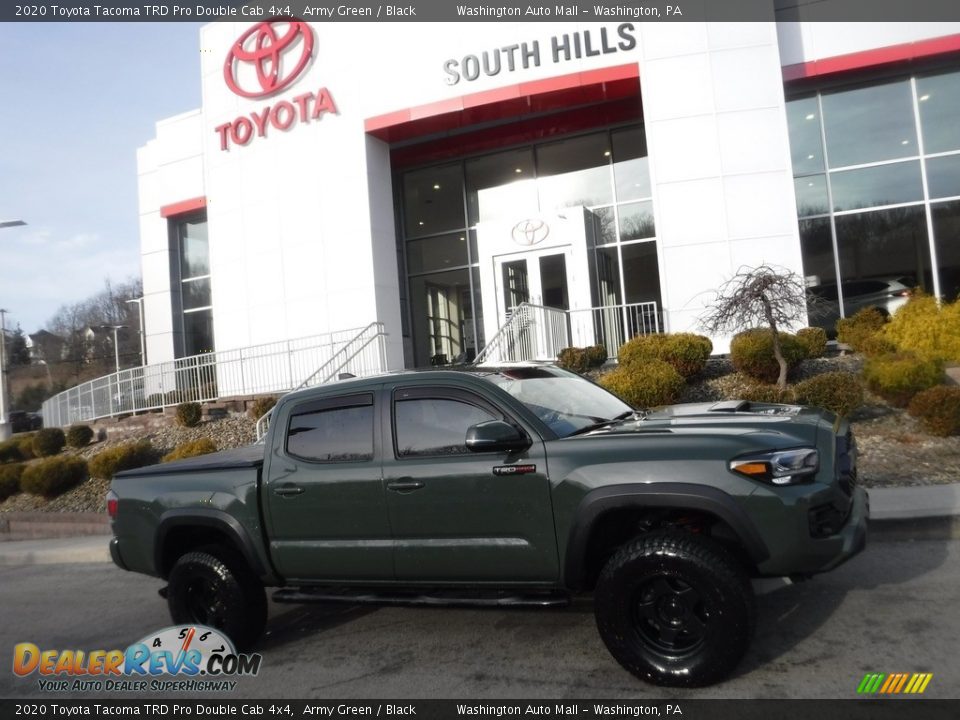 2020 Toyota Tacoma TRD Pro Double Cab 4x4 Army Green / Black Photo #2