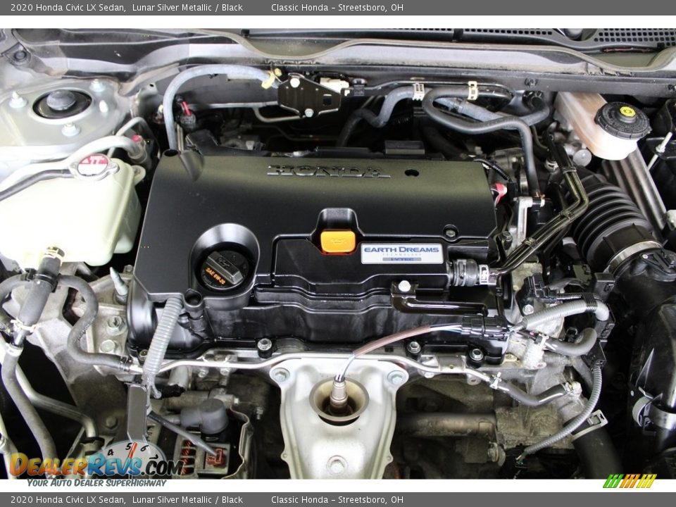 2020 Honda Civic LX Sedan Lunar Silver Metallic / Black Photo #3