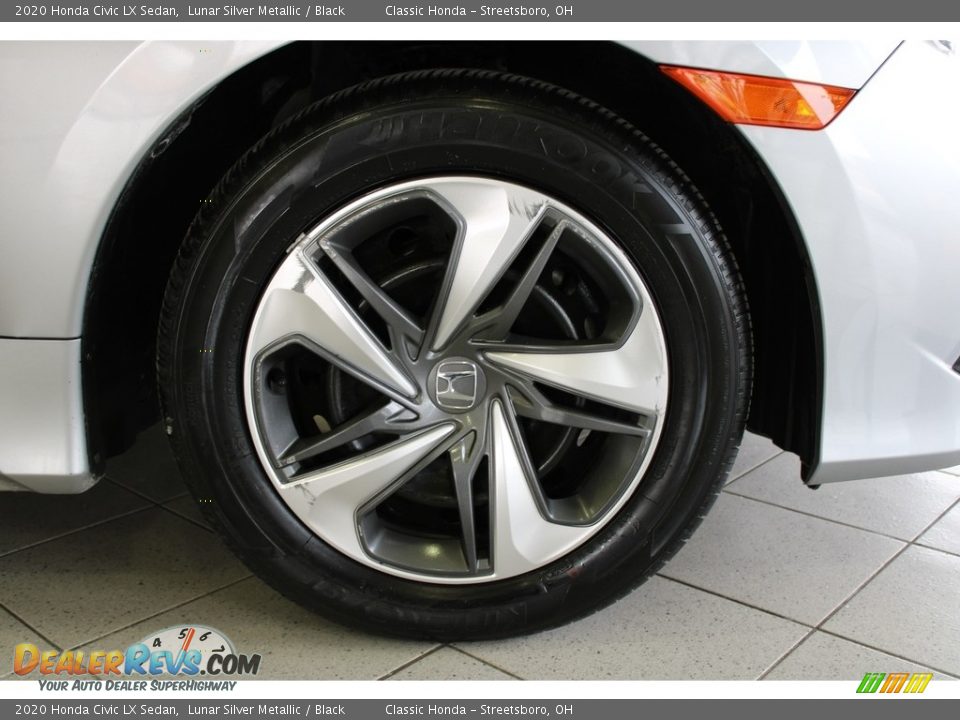 2020 Honda Civic LX Sedan Lunar Silver Metallic / Black Photo #5