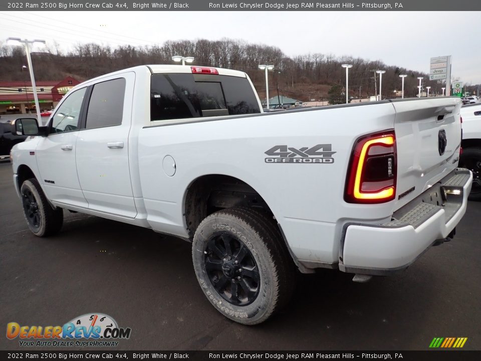 2022 Ram 2500 Big Horn Crew Cab 4x4 Bright White / Black Photo #3