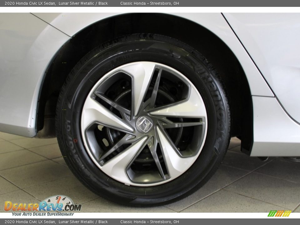 2020 Honda Civic LX Sedan Lunar Silver Metallic / Black Photo #7