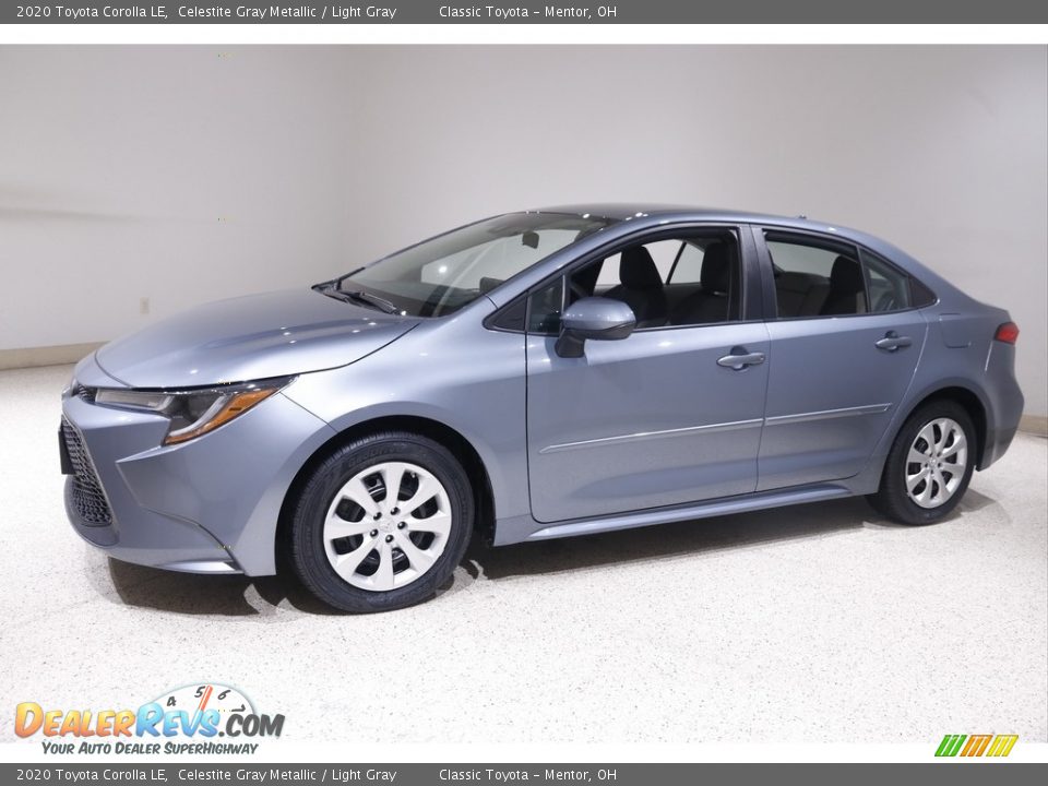 2020 Toyota Corolla LE Celestite Gray Metallic / Light Gray Photo #3