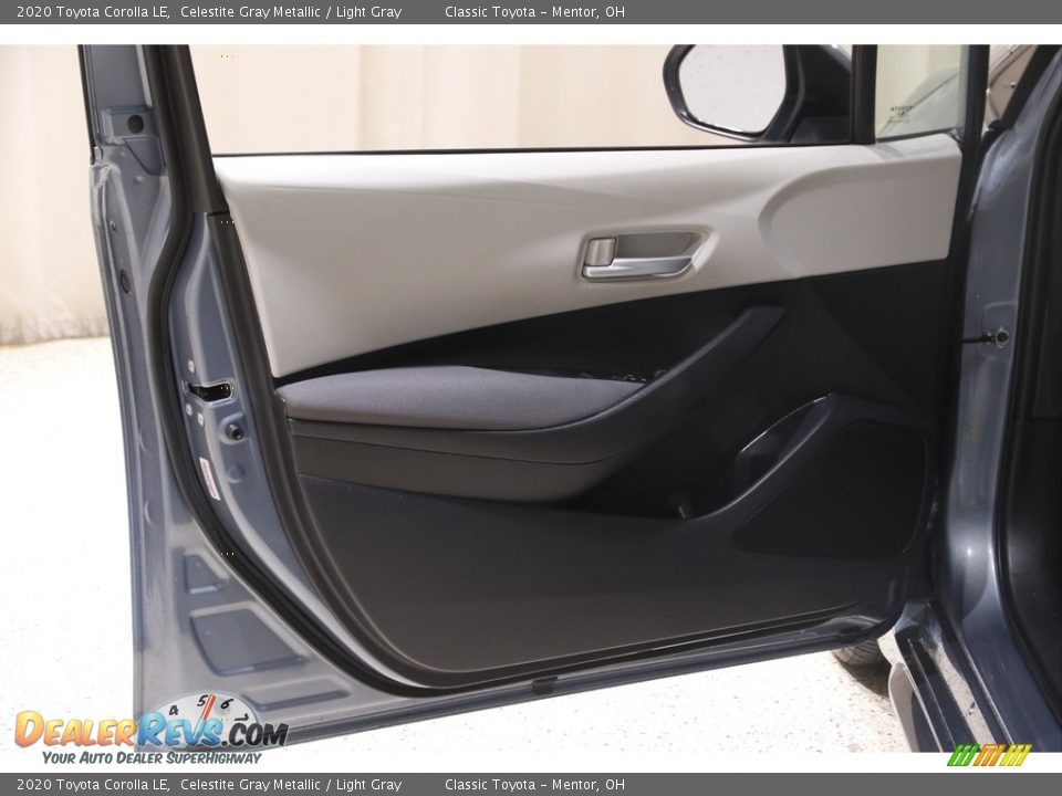 2020 Toyota Corolla LE Celestite Gray Metallic / Light Gray Photo #4
