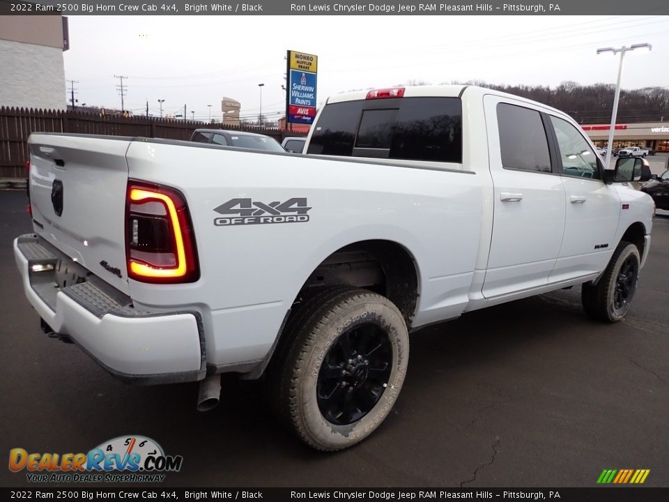 2022 Ram 2500 Big Horn Crew Cab 4x4 Bright White / Black Photo #6