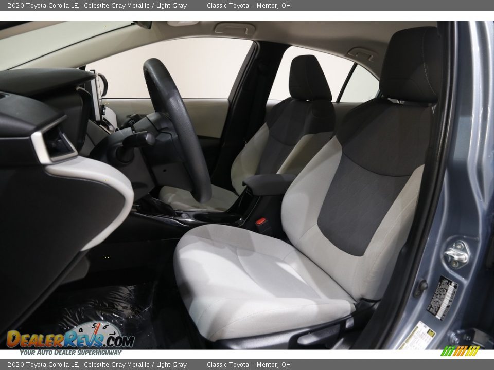 2020 Toyota Corolla LE Celestite Gray Metallic / Light Gray Photo #5