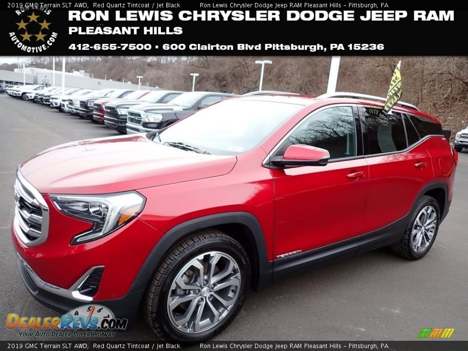 2019 GMC Terrain SLT AWD Red Quartz Tintcoat / Jet Black Photo #1