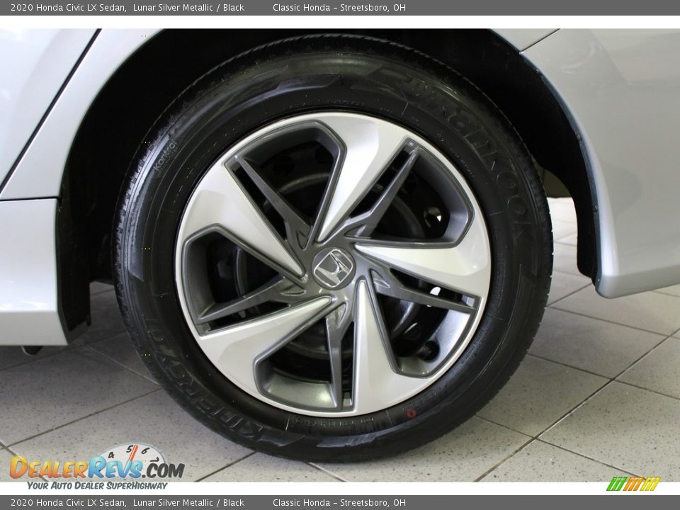2020 Honda Civic LX Sedan Lunar Silver Metallic / Black Photo #11