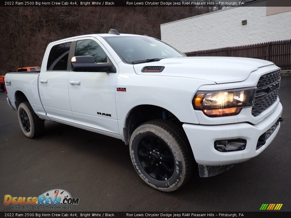 2022 Ram 2500 Big Horn Crew Cab 4x4 Bright White / Black Photo #8