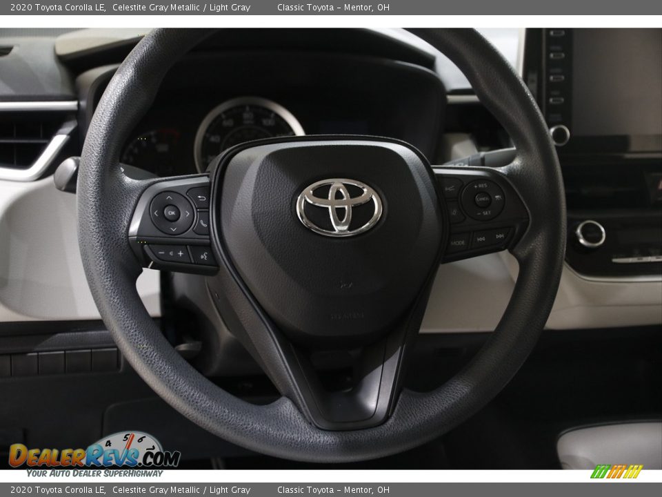 2020 Toyota Corolla LE Celestite Gray Metallic / Light Gray Photo #7