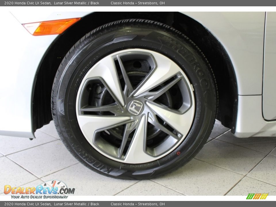 2020 Honda Civic LX Sedan Lunar Silver Metallic / Black Photo #13