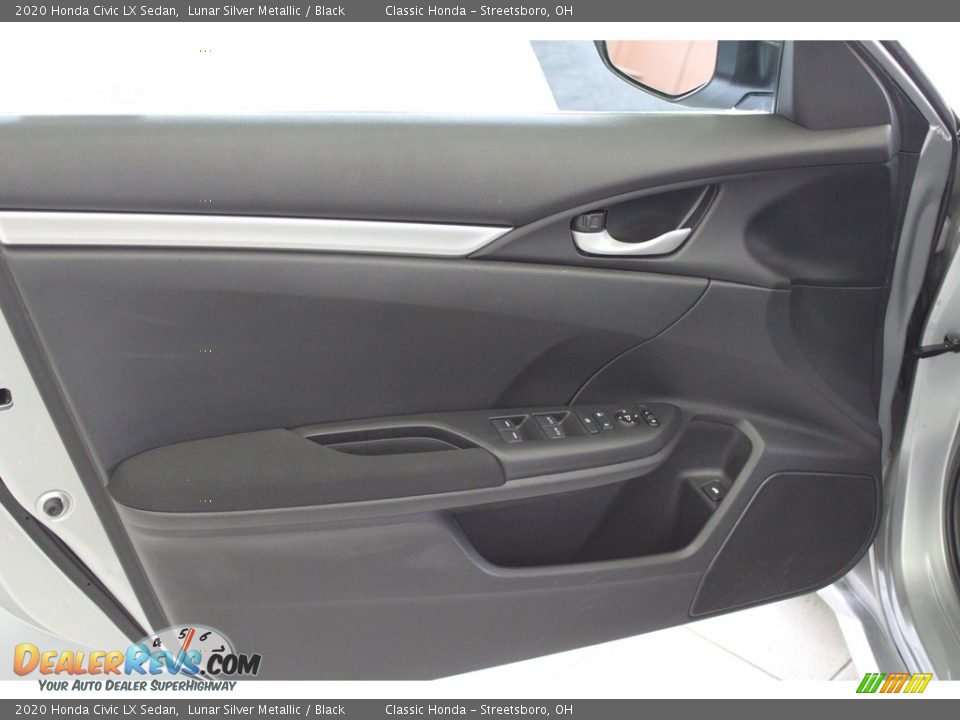 2020 Honda Civic LX Sedan Lunar Silver Metallic / Black Photo #14