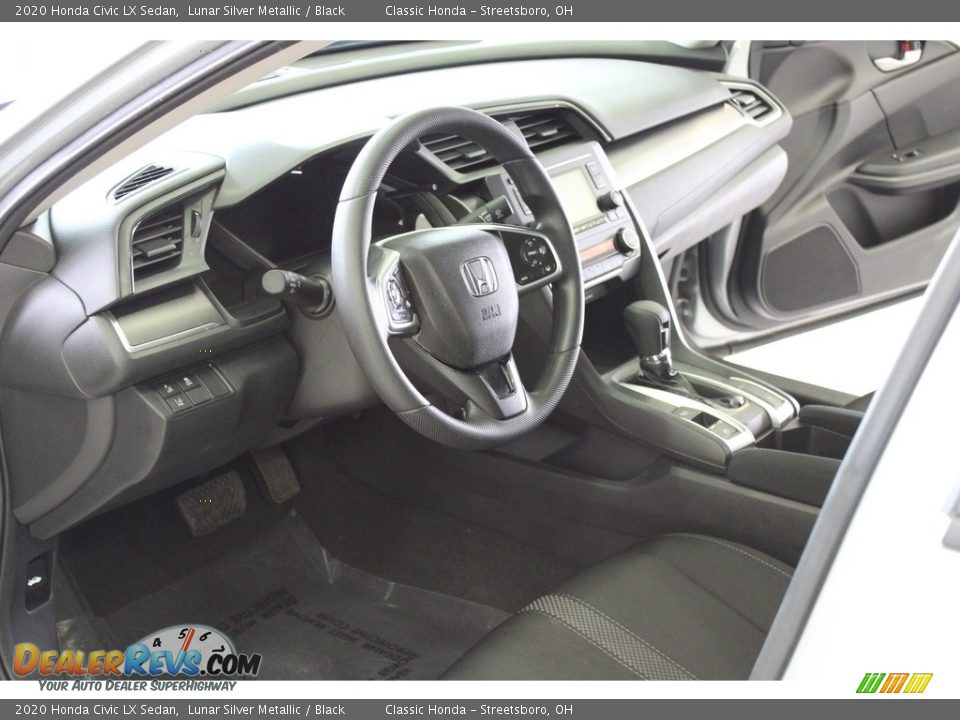 2020 Honda Civic LX Sedan Lunar Silver Metallic / Black Photo #15