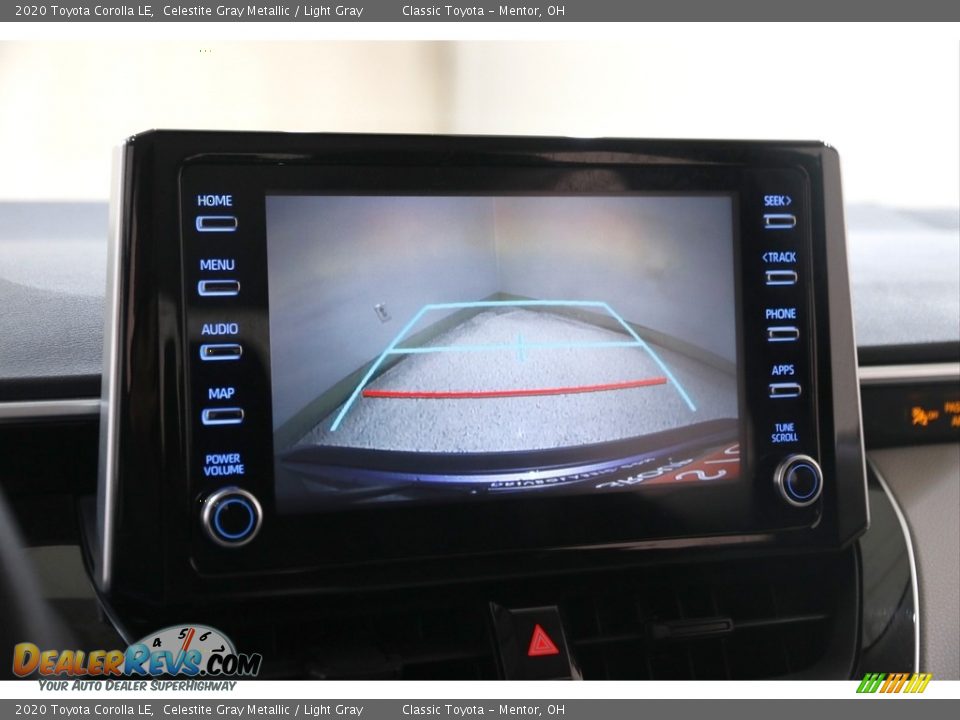 2020 Toyota Corolla LE Celestite Gray Metallic / Light Gray Photo #11
