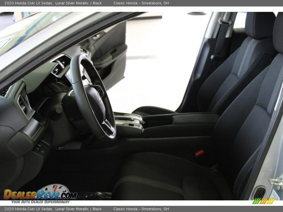 2020 Honda Civic LX Sedan Lunar Silver Metallic / Black Photo #16
