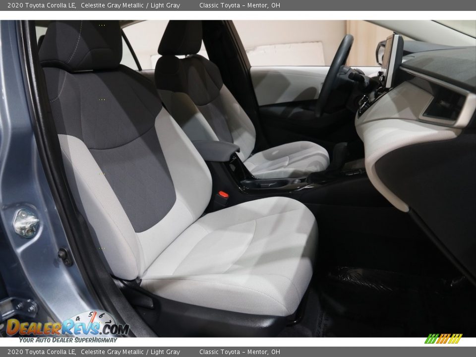 2020 Toyota Corolla LE Celestite Gray Metallic / Light Gray Photo #13