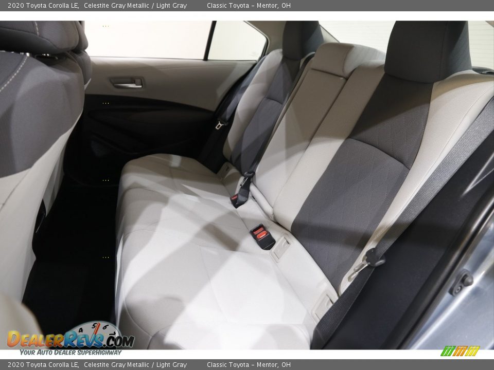2020 Toyota Corolla LE Celestite Gray Metallic / Light Gray Photo #15